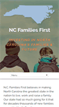 Mobile Screenshot of ncfamiliesfirst.org
